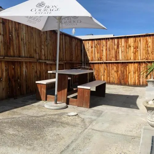 Secure garden flat