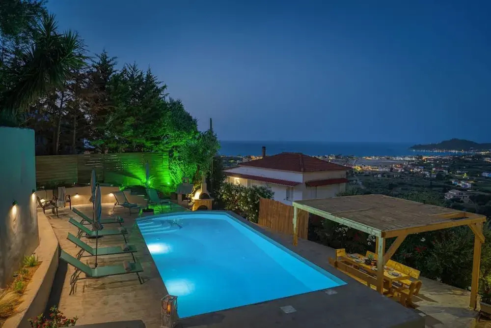 Zante Luxury Seaview Villa With Private Pool