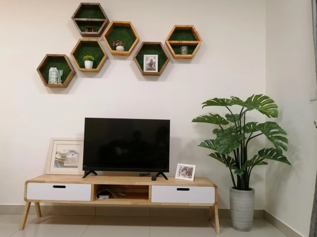 NORDIC Geniehome2BR1studio Free 90mbps WIFI and Carpark at Utropolis Suite Shah Alam