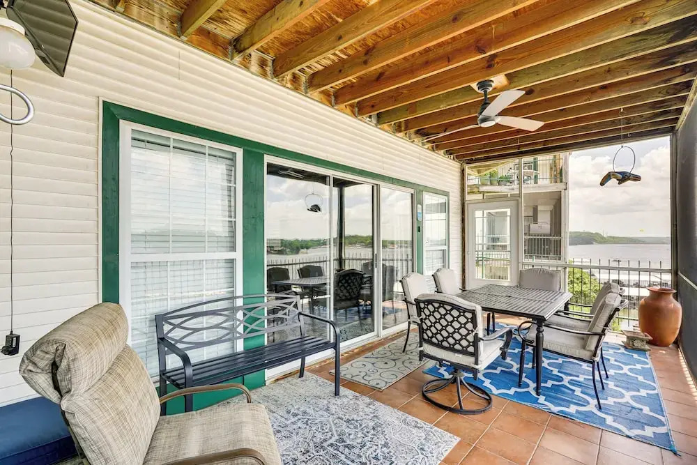 Pool Access at Waterfront Lake Ozarks Rental!