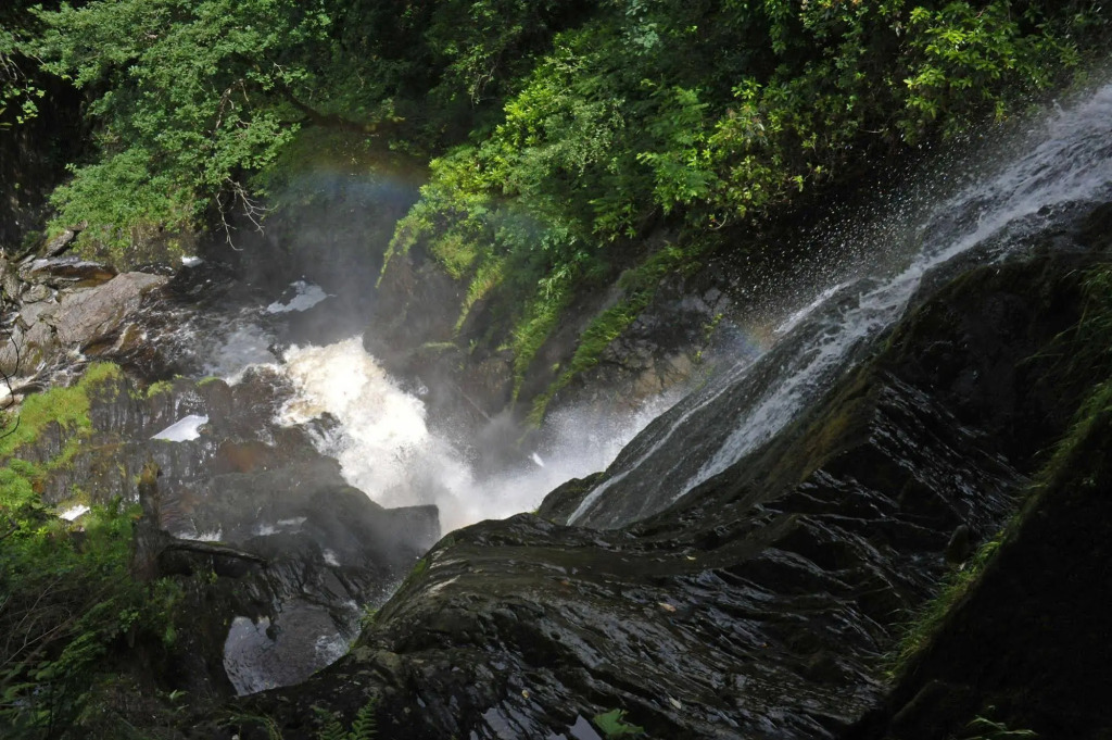 Devils Falls at the Luxury Hafod Hotel Aberystwyth