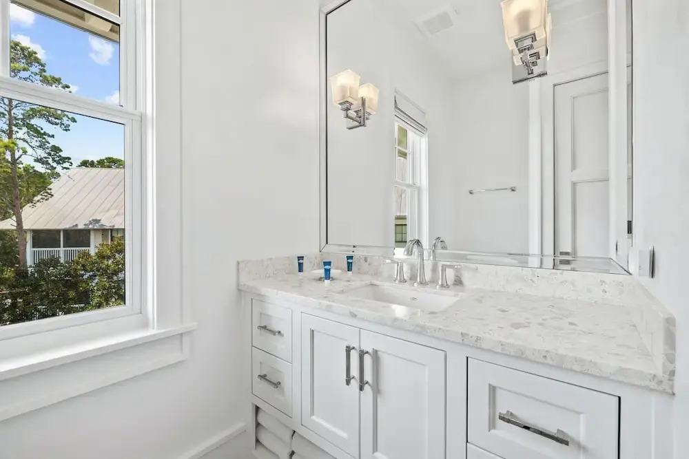 "Stress Free" Golf Cart Pool Exquisite, 6 bedroom, new construction home WaterColor 6 Home by RedAwning