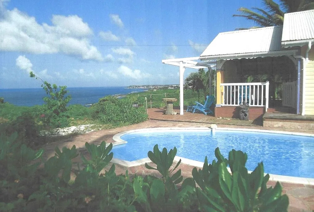 Bungalow With 2 Bedrooms in Le Moule, With Wonderful sea View, Private