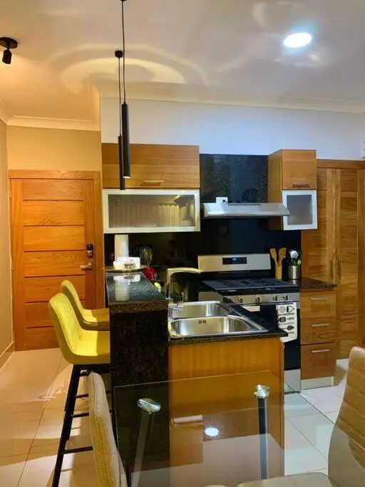 Precioso apartamento 1BR, piscina, gym, sauna, vista a la ciudad