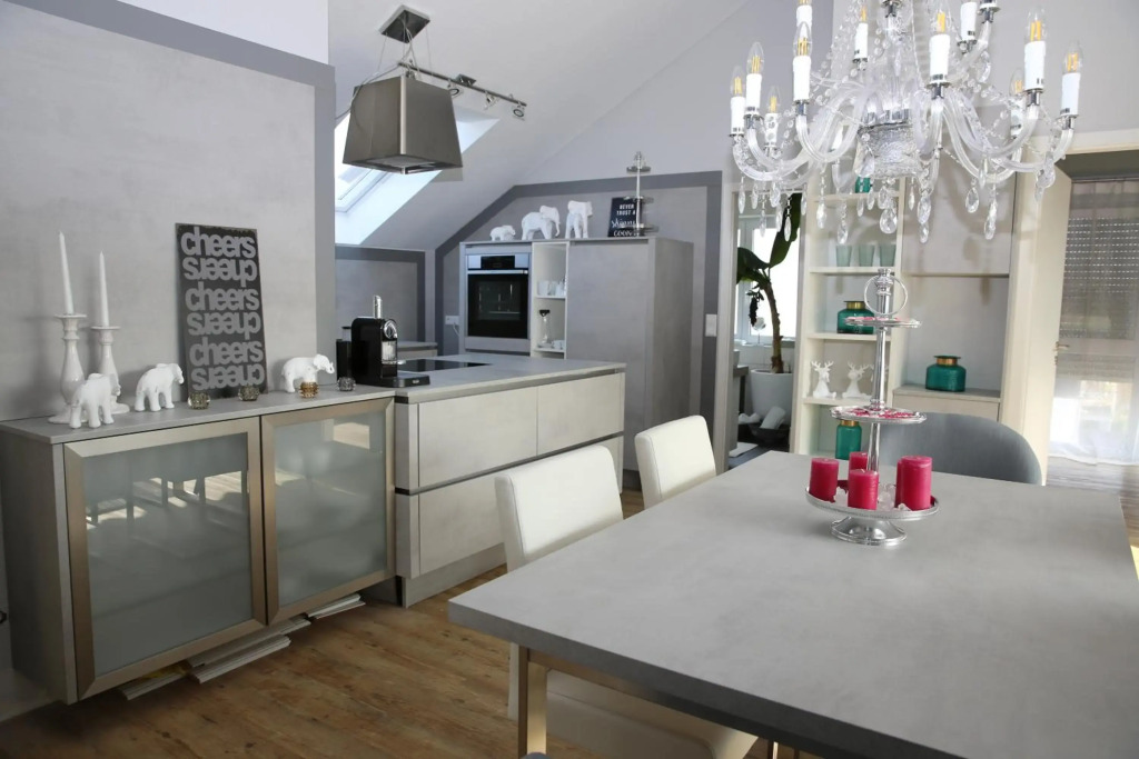 Apartment mit Designerküche, Loggia Ludwigsburg nahe Stuttgart