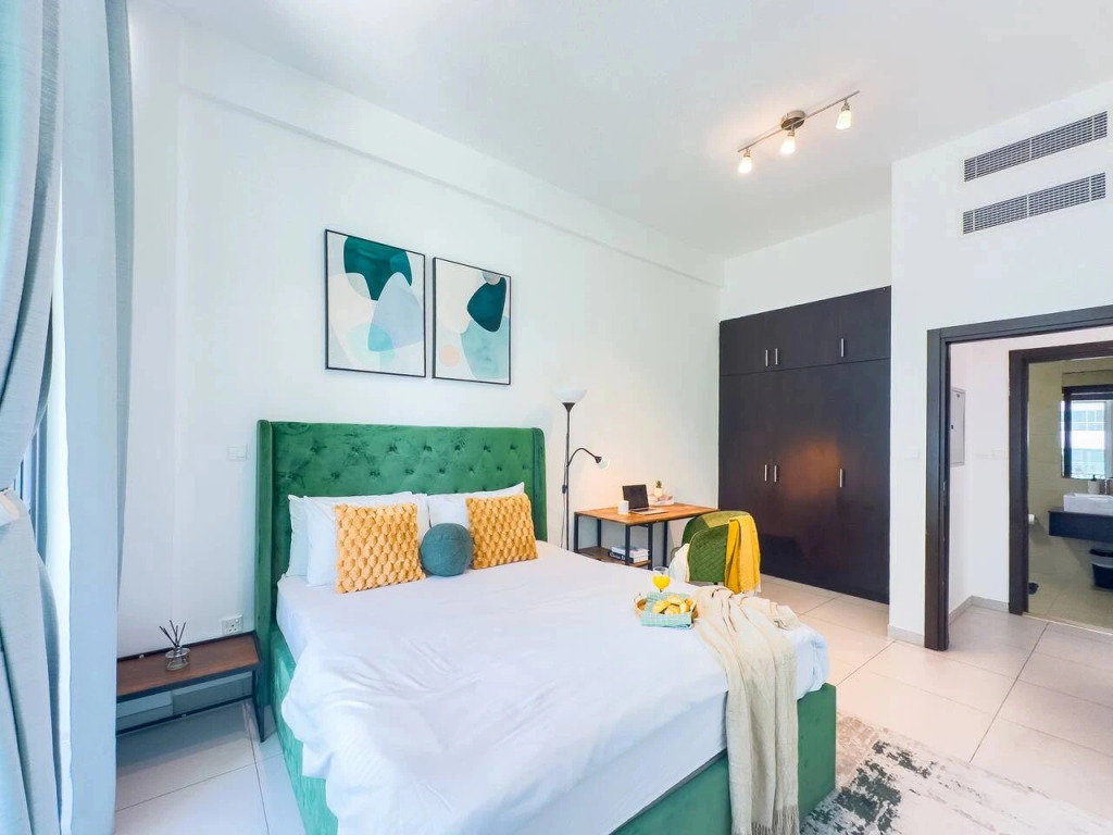 Апартаменты Marina 1BR Rooftop Pool Steps to JBR Beach