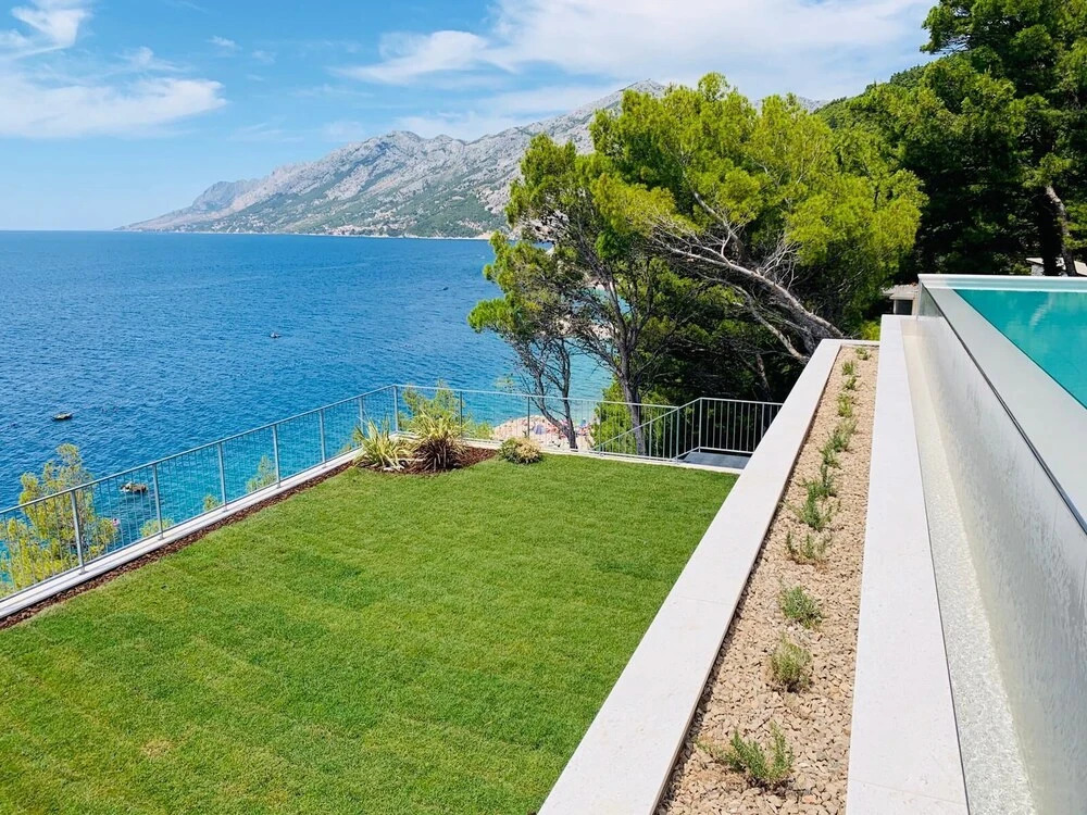 Villa Colomba a luxury villa in Brela, seafront
