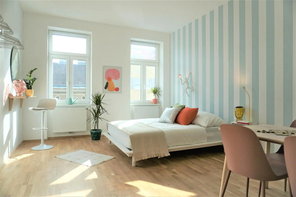 Schlicht und Elegant - Apartments mit 2 Schlafzimmern am Westbahnhof