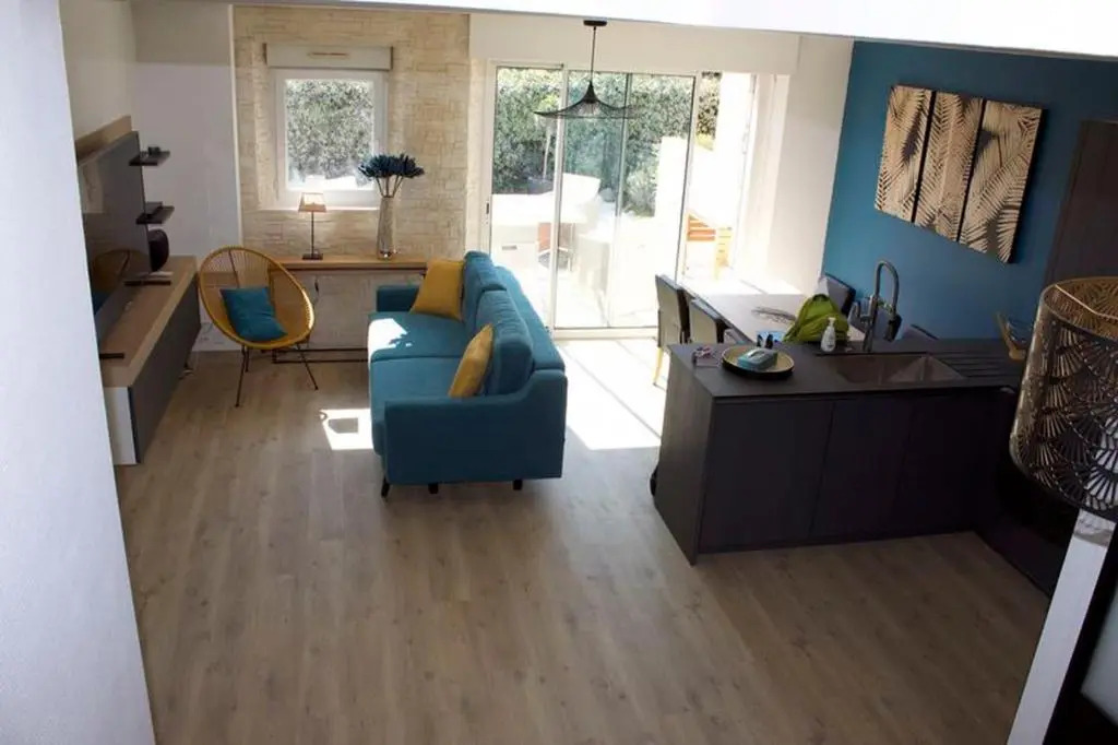 Maison-villa Quiberon, 5 personnes, jardin, proche du port, plages baie et océan