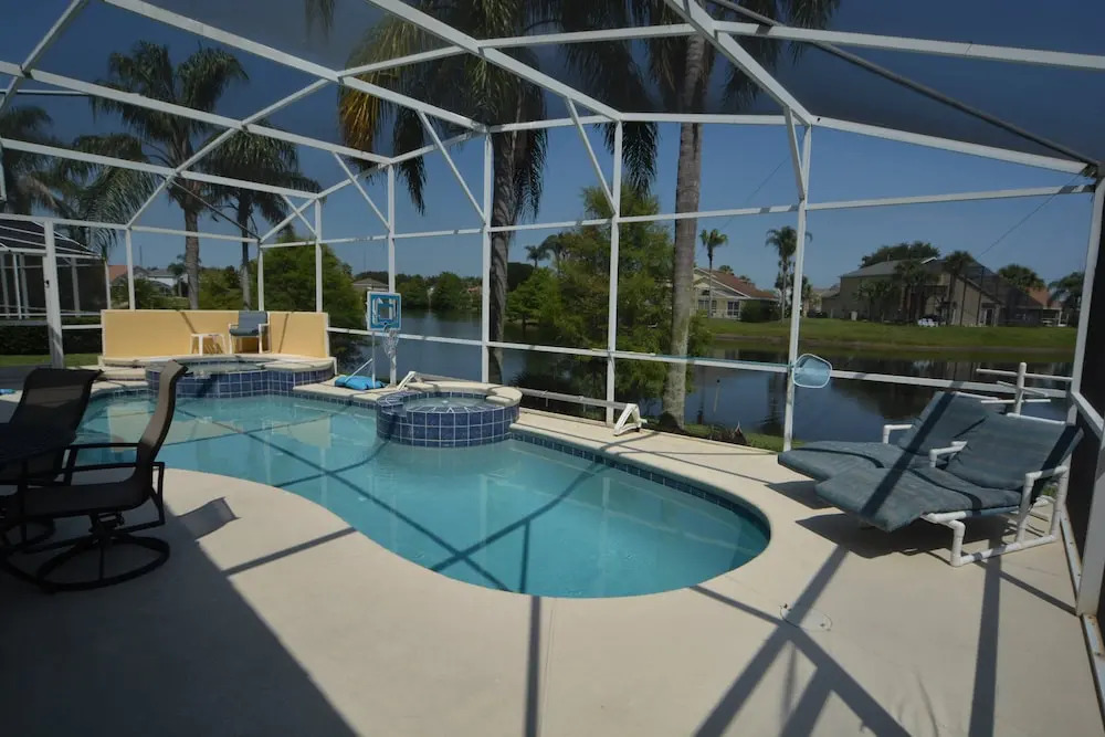 2809fb 4-bed Disney Area Pool Home Games Room, Spa