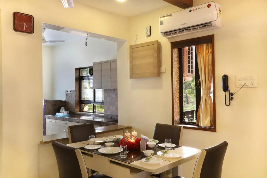 SaffronStays Nithyam - 2BR budget pool villa in Wada, gated community, Wi-Fi, river walk, near Mumbai via NH48