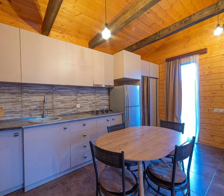 cozy wooden cottage in Bakuriani