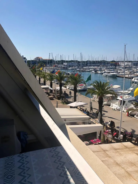 Studio in Le Grau-du-roi, With Wonderful sea View and Furnished Terrace
