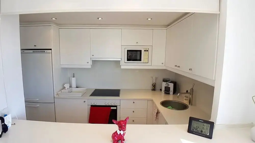 Apartment With 3 Bedrooms in Roses, With Wonderful City View, Pool Access, Furnished Terrace - 1 km From the Beach