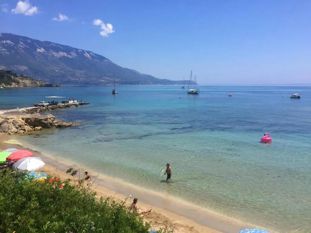 Kefalonia apartments - 2 bedroom apartment in orchard, cute veranda, ground floor
