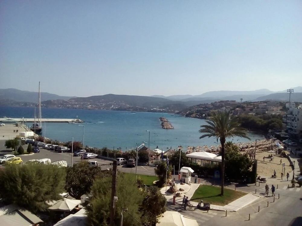 Apartment With one Room in Ag. Nikolaos, With Wonderful sea View, Furnished Terrace and Wifi