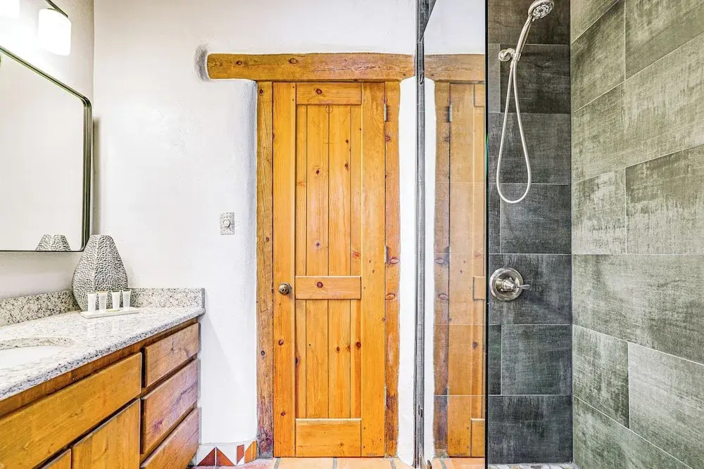 Las Cruces Santa Fe-style Adobe Home on 6 Acres!