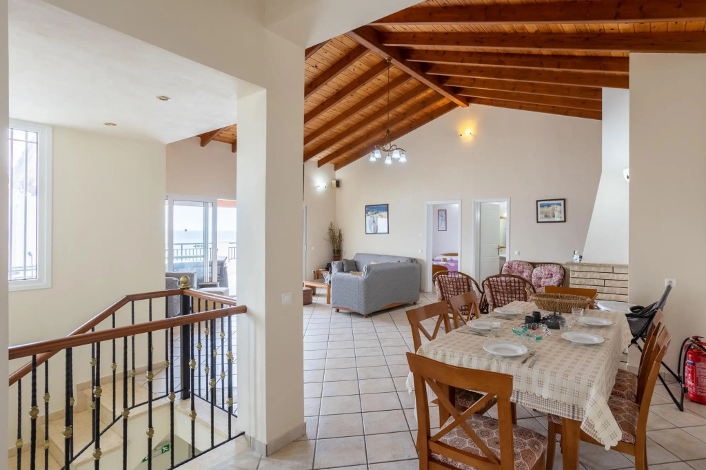 Villa Kerkyroula Large Private Pool Walk to Beach Sea Views A C Wifi Car Not Required - 1972