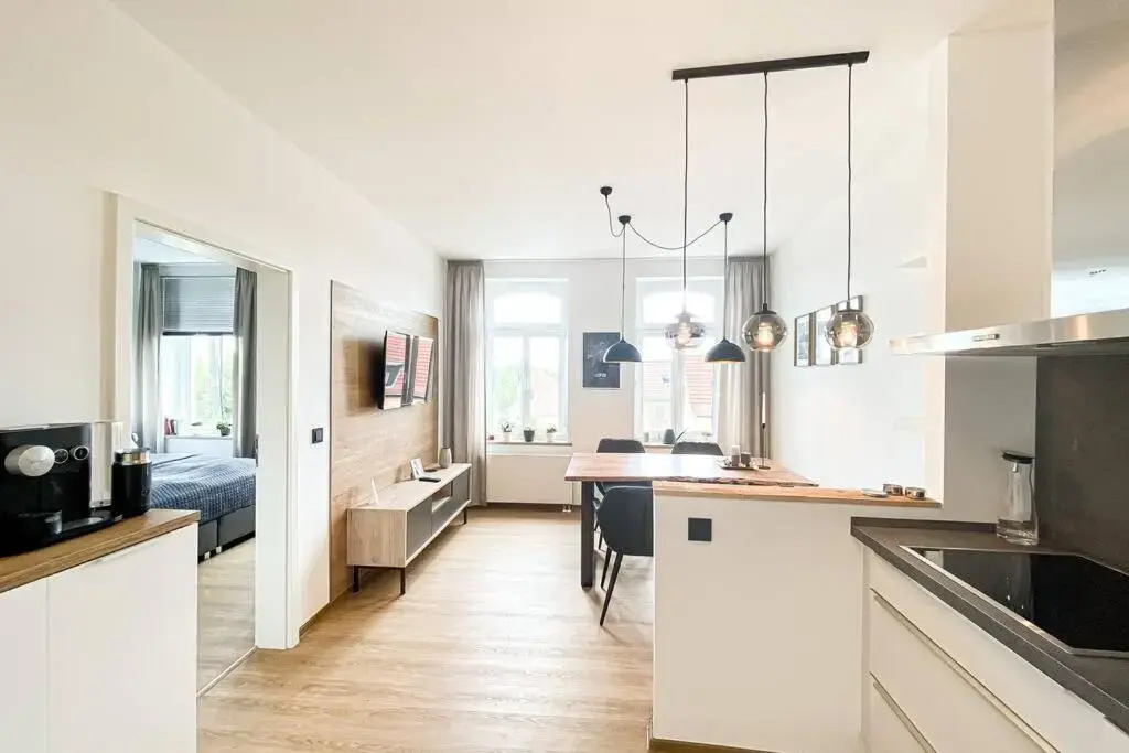 Luxus-Apartment in Leipzig mit Privat-Parkplatz