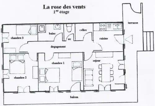 Appartement 7 Pers. Avec Terrasse 70056