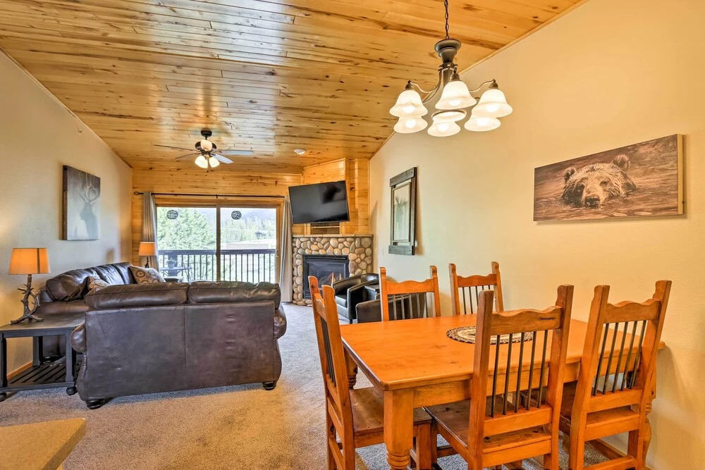 Steps to Grand Lake: Condo w/ Deck & Mtn Views