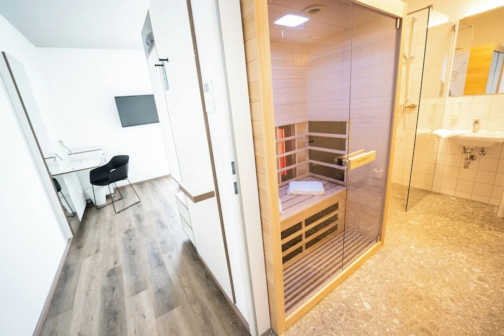 Motel Schlafraum Schlüßlberg-Dein smartes Hotel-contactless check-in