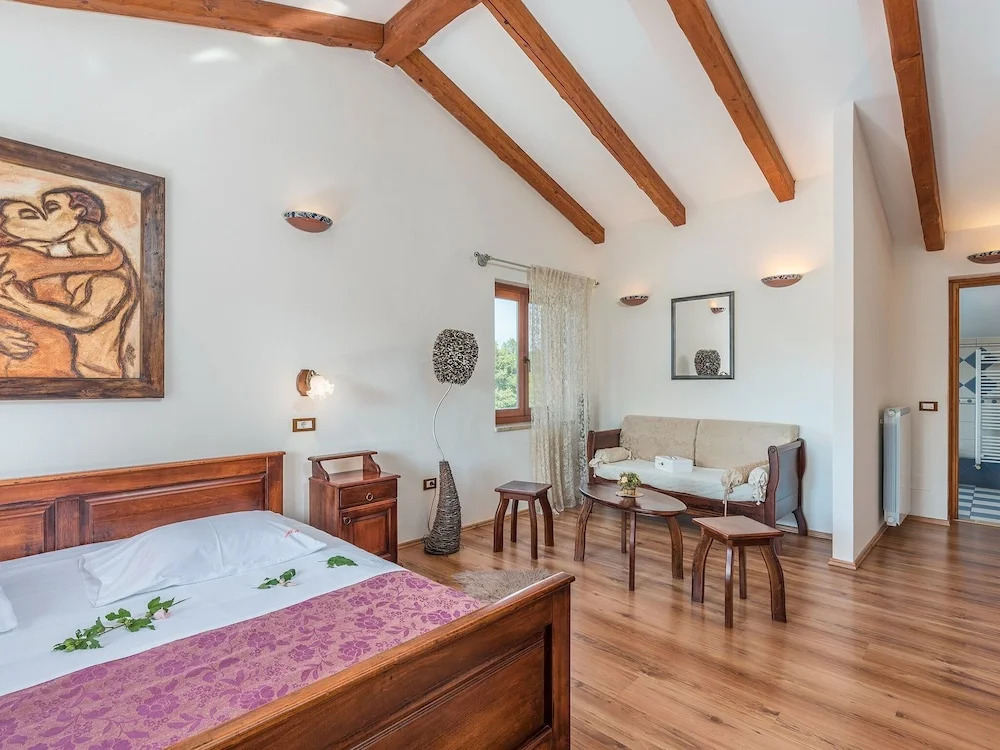 Rustically Furnished Villa With Swimming Pool and Spacious Yard Near Labin