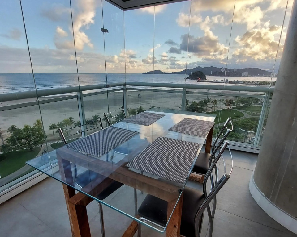 Book Santos - Unlimited 901 - Frente Mar com Vista Panorâmica