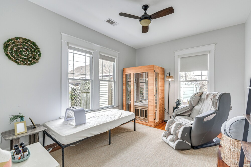 Wellness Suite + Sauna! Galveston Home By Seawall
