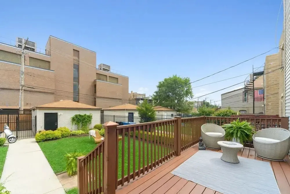 Spacious 3BR Home by United Center w Deck Yard