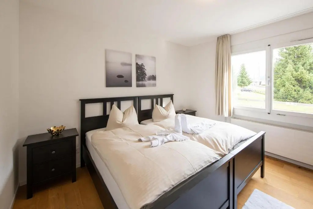 Agrimonia - 5,5-Zi Duplex Wohnung bis 9 Personen mit eigenem Garten