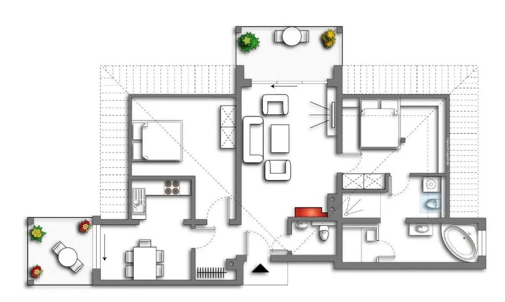 Ferienwohnung 08 Villa Evi
