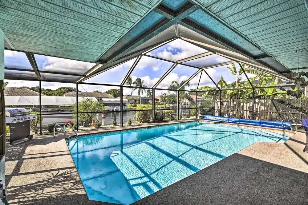 Dock Access & Pool: Cape Coral Retreat