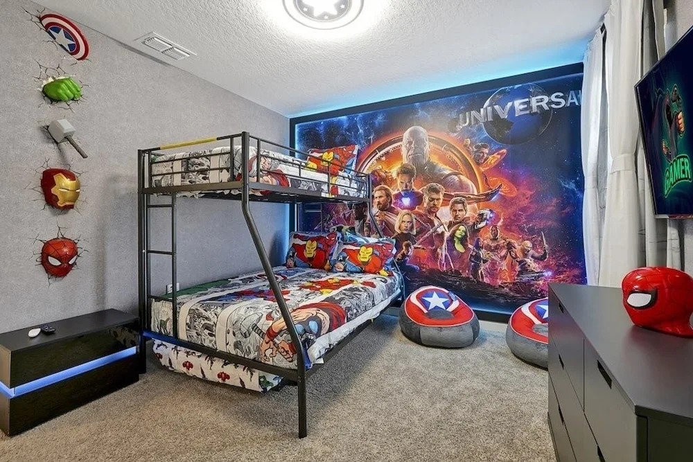 5 Bed In Champions Gate, Modern Decor, Kid Themed Rooms, Game Room, Gated Resort! 5 Bedroom Home by RedAwning