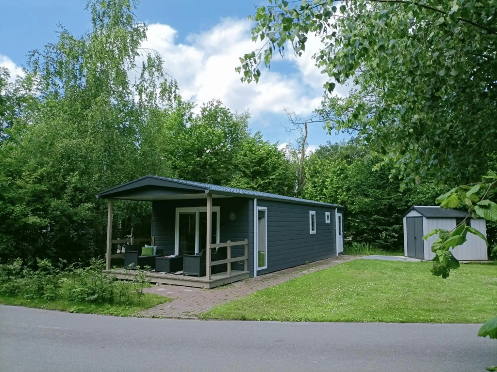 4p chalet TOLVE met 4 fietsen vlakbij natuurgebieden Drents Friese Wold, Fochteloërveen en gevangenisdorp Veenhuizen