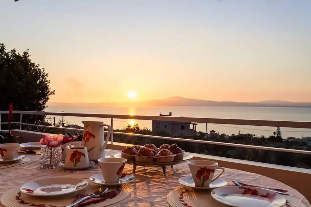Verga Sunset Gem - Ilia Seaview Private Retreat