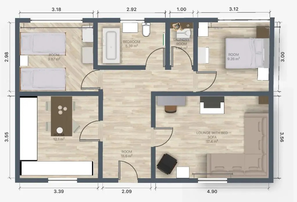 Cottage sleeps 6 within 5 mins from the sea