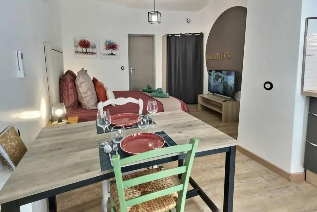 Studio tout confort, terrasse, calme Moustiers #7