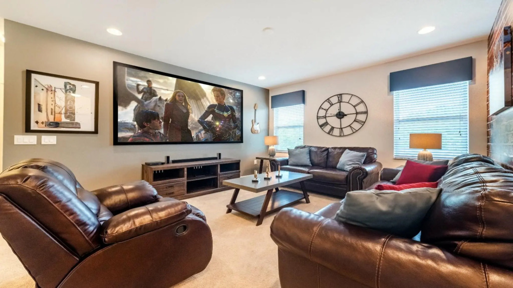 Modern 8BR Villa w Pool SPA Close to Disney