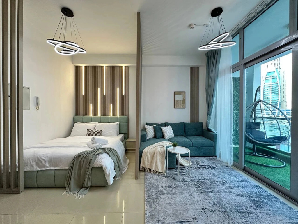 Квартира Marina Canal Studio New Walk to JBR Beach