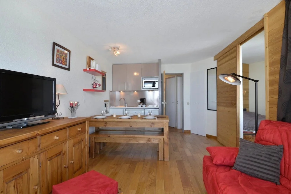 Belle Plagne 3 Rooms Apartment 6 People of 36 m2, on the Slopes And105