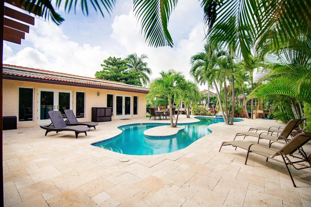 New Listing! Luxe Waterfront W/ Pool & Boat Dock 5 Bedroom Home