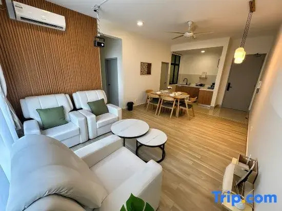 Movie Vibes 2BR4pax Creamy Zen Austin Regency