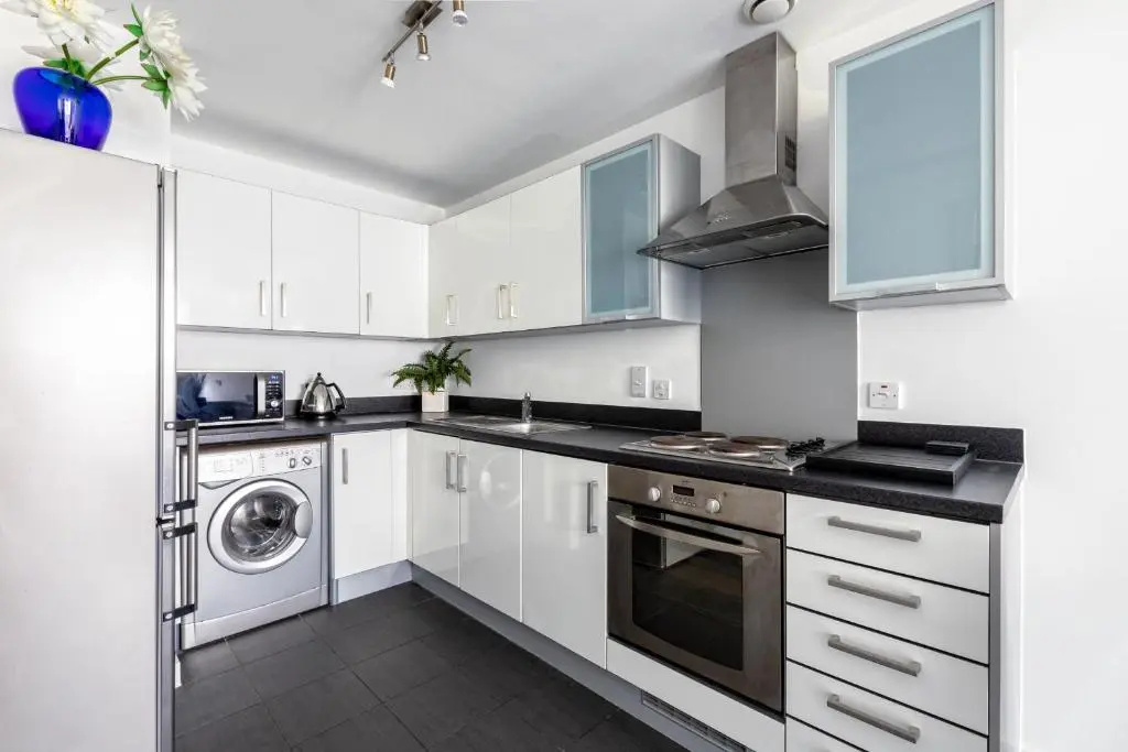 Riverside apartment by River Thames, Victoria and Sloane Square, Netflix,Nespresso