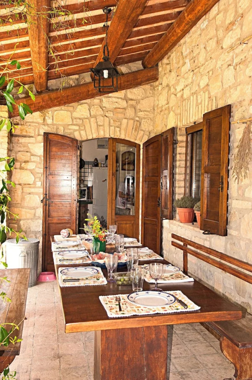 Casale Chimneys Immersed in Olive Trees