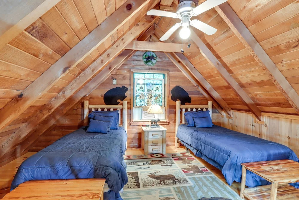 Secluded Mountain Escape w/ Game Room & Fire Pit!