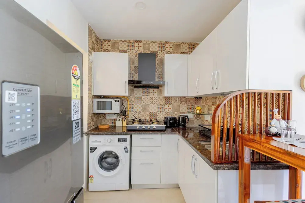 Alaya Stays Veera Marina 1BHK with Pool