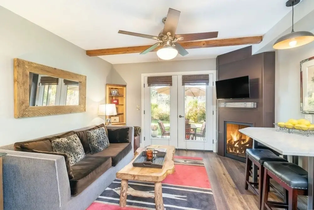 Ground Floor W/ River Trail Patio + Walk To Chair 7! Viking Lodge 116 1 Bedroom Condo by RedAwning