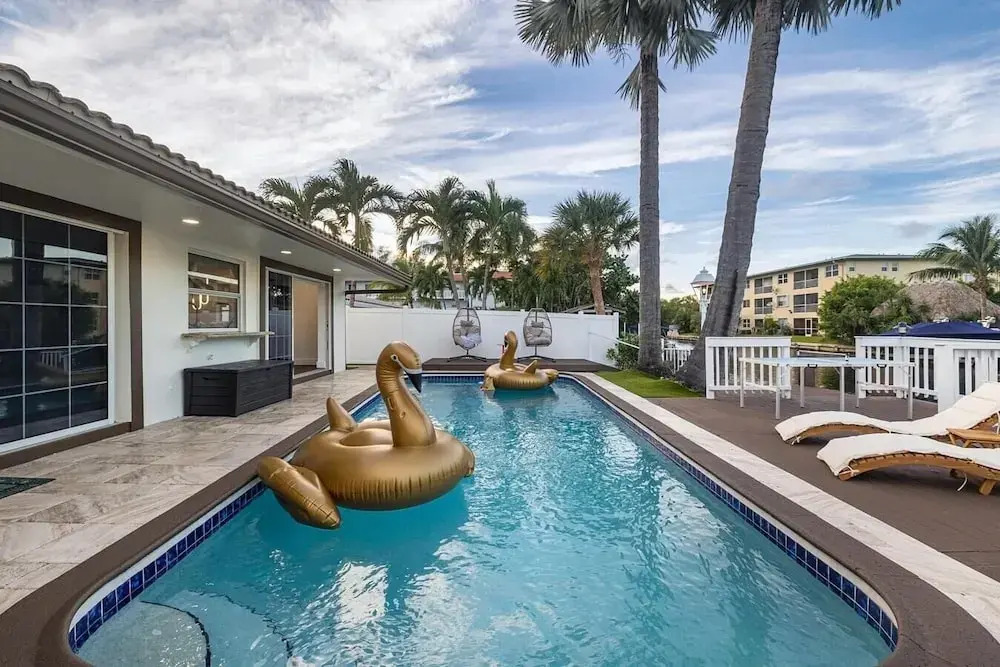 Fort Lauderdale 4Bd Villa Waterfront Dock Pool