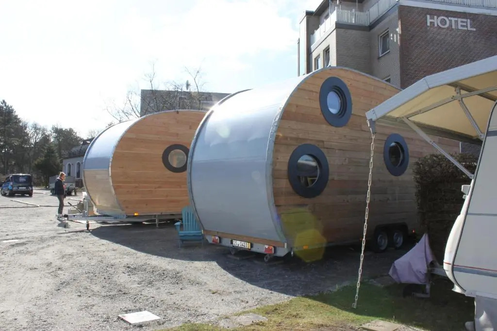 Tiny Joy Tiny House auf dem Campingplatz Strandgut